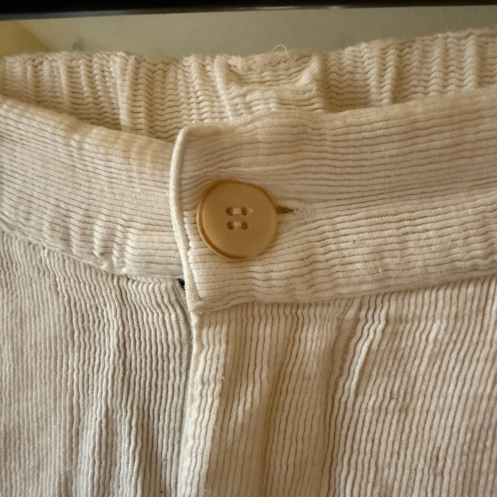Luna Collective Cream Corduroy Pants